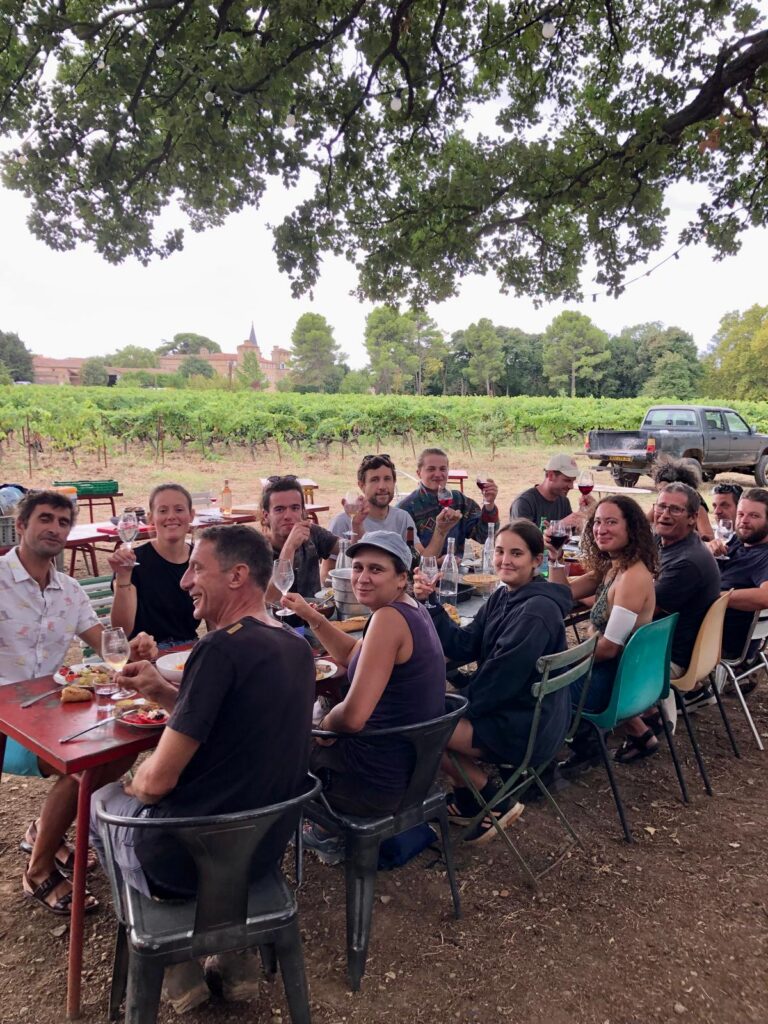 Repas des vendangeurs